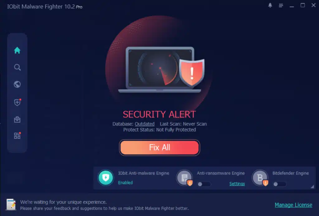 Malware Fighter Pro 11.2.0.1334 (ถาวร โปรแกรมกำจัดมัลแวร์)